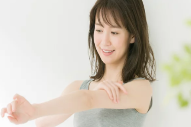 脱毛女子